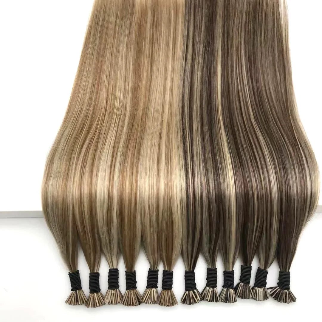 00:00 00:00 View larger image Add to Compare Share 50g 100g 22 icnh i tip hair straight blonde raw virgin 100% remy hair russi - SN Wigs & More