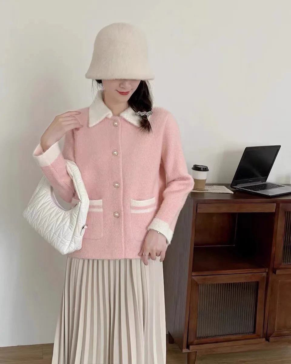 2024 Spring new arrival long sleeve  fashionable women classic elegant sweater coat