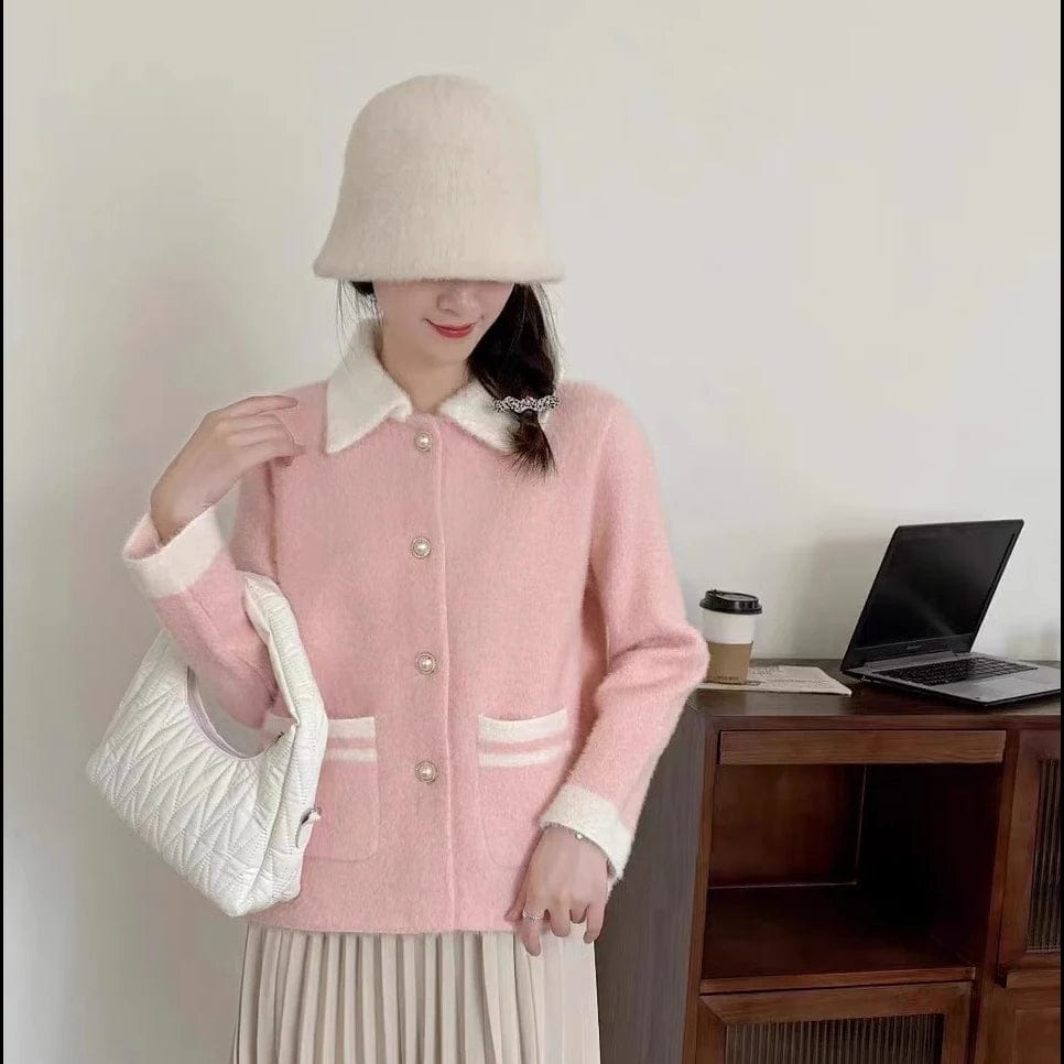 2024 Spring new arrival long sleeve  fashionable women classic elegant sweater coat