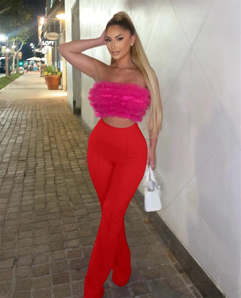 2024 spring new arrivals cheap office ladies women high waist straight zipper up nylon pants formal trousers with back zipper