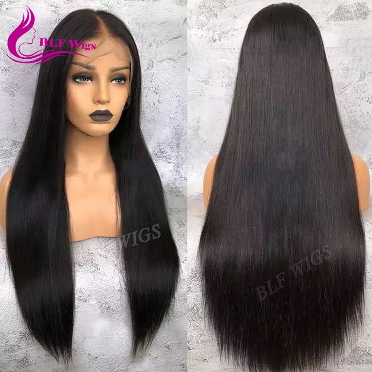 360 HD Lace Frontal Wig Pre Plucked Bone Straight Remy Brazilian Virgin Human Hair Wig Bleached Knots - SN Wigs & More