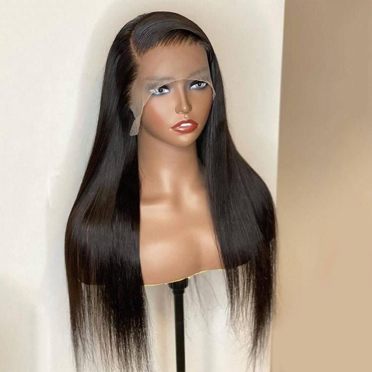 360 HD Lace Frontal Wig Pre Plucked Bone Straight Remy Brazilian Virgin Human Hair Wig Bleached Knots - SN Wigs & More