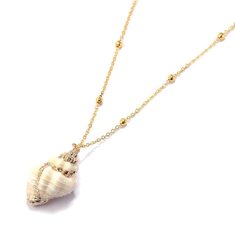 42+7cm / #1 HOVANCI Ocean Series Jewelry Real Natural SeaShell Necklace Pendant For Women 7 Abalone Shell Necklace