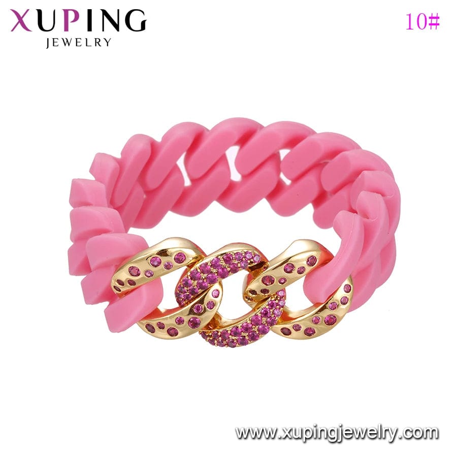 57(±2)mm / 9# 525 Xuping Buy 1 Get 1 Free Fashion new design Neutral ubiquitous cool personality bangle