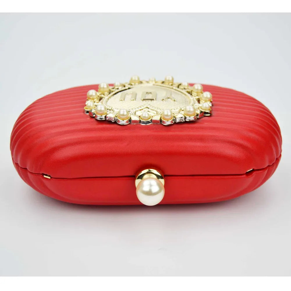 Love You Letter Red Box Designer Evening Bag Chain Handbags Ladies Clutch Bag