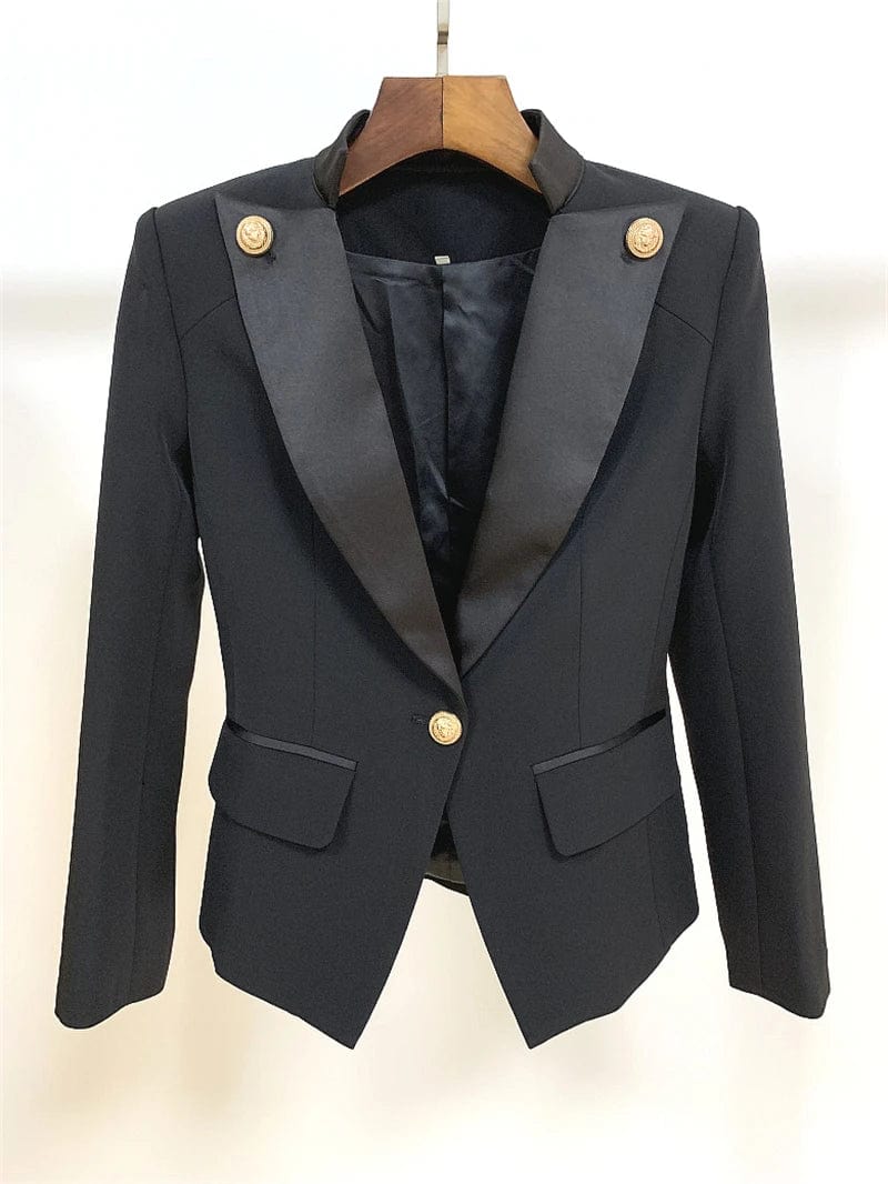 A3818 New Arrivals Lady Black Suit Women Career Spring Autumn Blazer Clothing