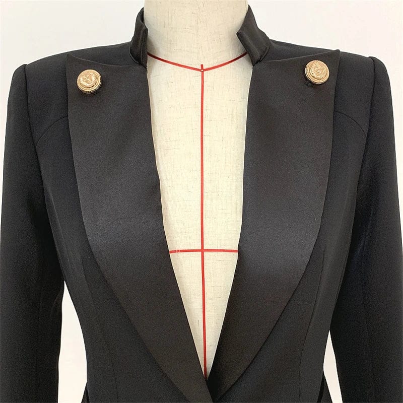 A3818 New Arrivals Lady Black Suit Women Career Spring Autumn Blazer Clothing