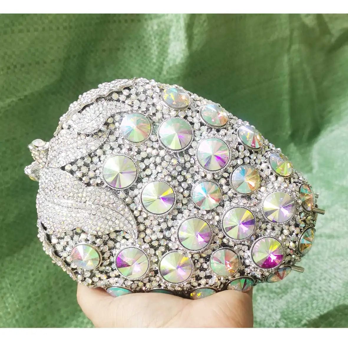 clutch Newest Pop Designer Luxury Fruit Clutch Bags Fuschia Silver Grape Evening Bags Women Dinner Box Handbags Prom Evening Bags sm247