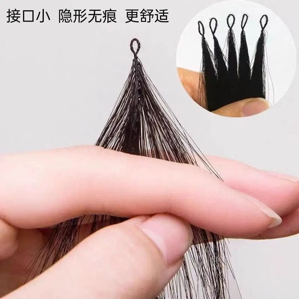 New arrival product hair extension hot sell no tip no glue 100% human invisible  big circle Feather hair extensions wholesale