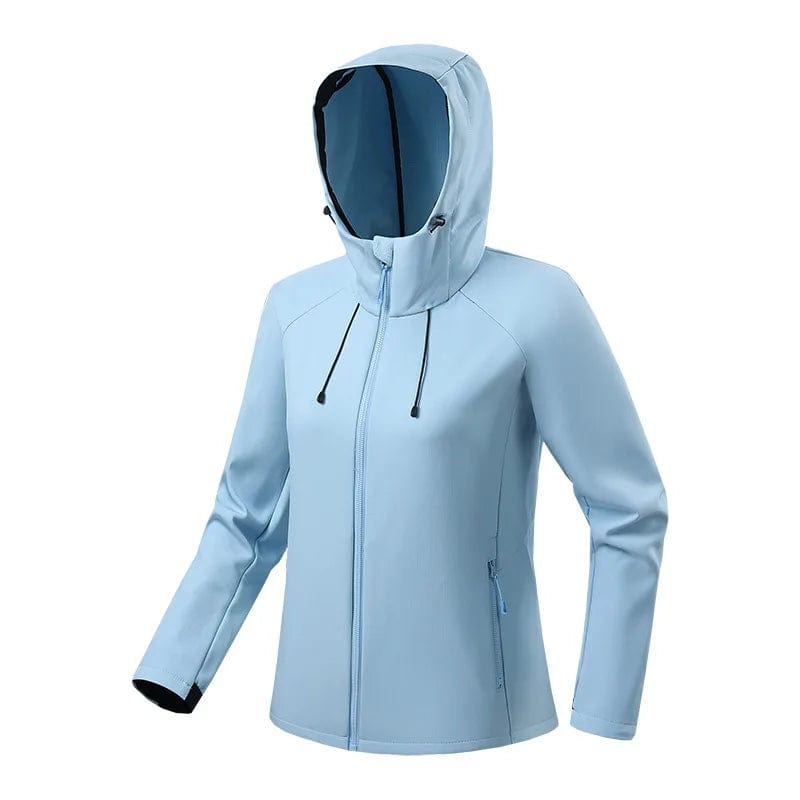 New hot sale softshell windbreaker jacket women outdoor waterproof cotton wadded jacket custom winter fleece coats for ladies