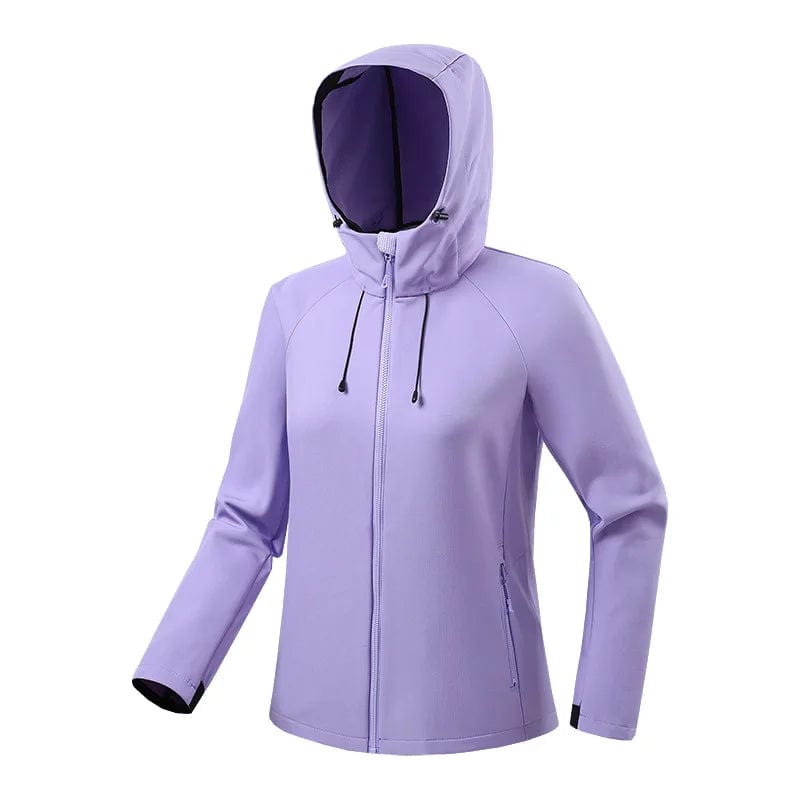 New hot sale softshell windbreaker jacket women outdoor waterproof cotton wadded jacket custom winter fleece coats for ladies