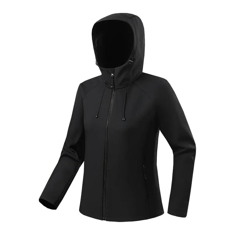 New hot sale softshell windbreaker jacket women outdoor waterproof cotton wadded jacket custom winter fleece coats for ladies