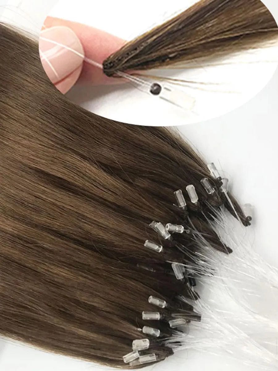 New trend  double drawn human hair extension 100% unprocessed Russian virgin invisible H feather hair with cuticle aligned