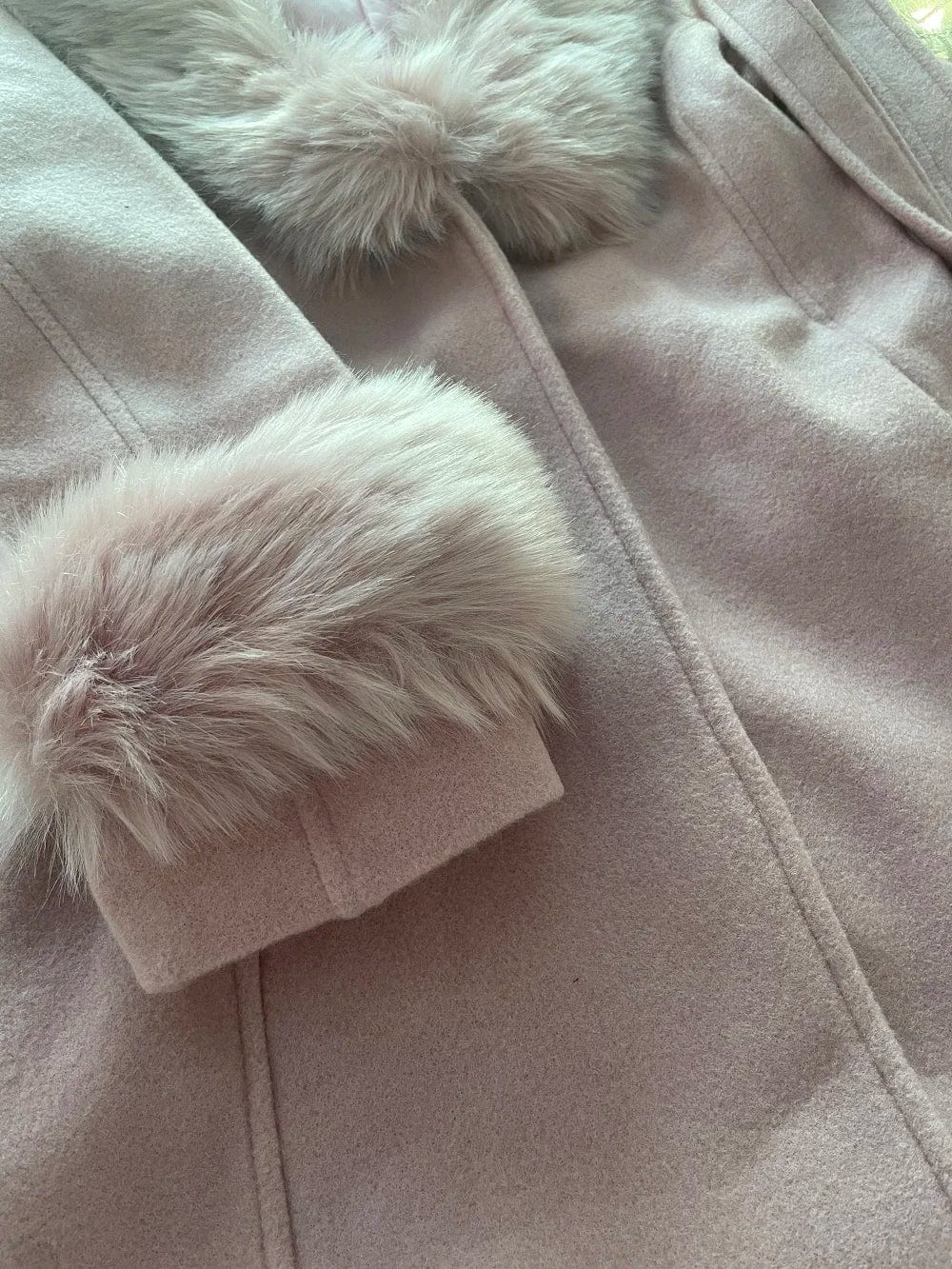 new winter coat women Woolen coat winter jacket women of the self-cultivation large fur collar jackets female Faux fox fur coats