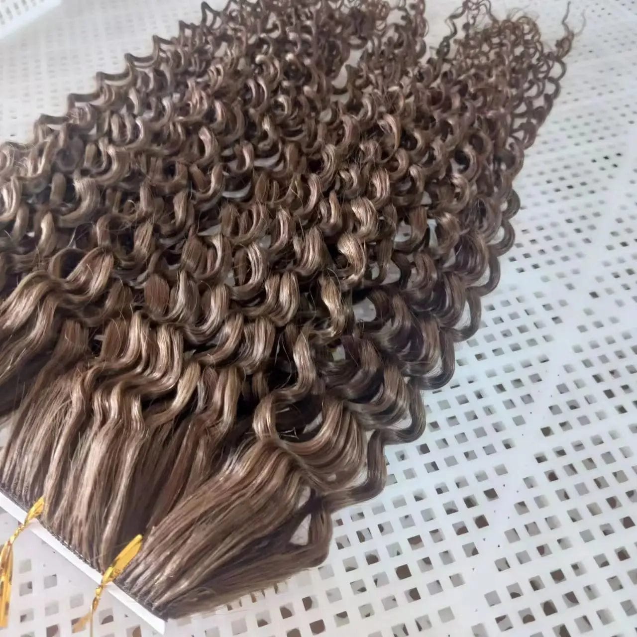 New100% Chinese/russian virgin cuticle human hair most invisible feather weft hair extensions hair vendors with nano micro bead