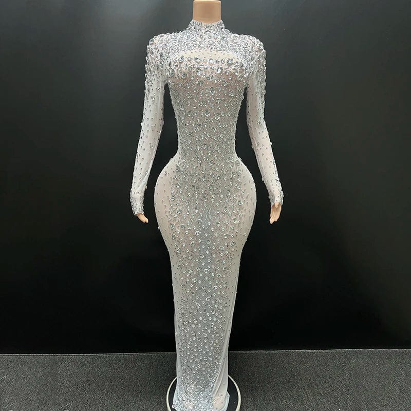 NOVANCE Y2222-M women dress dropshipping 2024 prom dresses elegant long bodycon dress sexy rhinestone for party