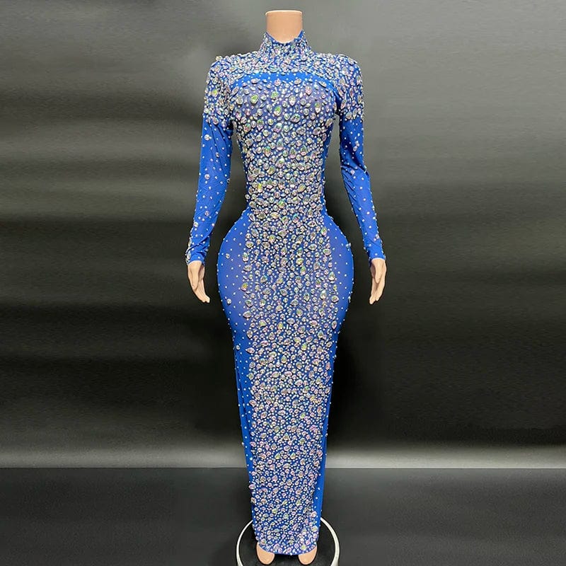 NOVANCE Y2222-M women dress dropshipping 2024 prom dresses elegant long bodycon dress sexy rhinestone for party