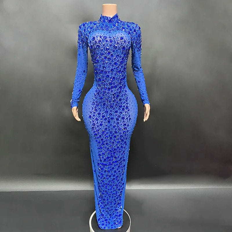 NOVANCE Y2222-M women dress dropshipping 2024 prom dresses elegant long bodycon dress sexy rhinestone for party