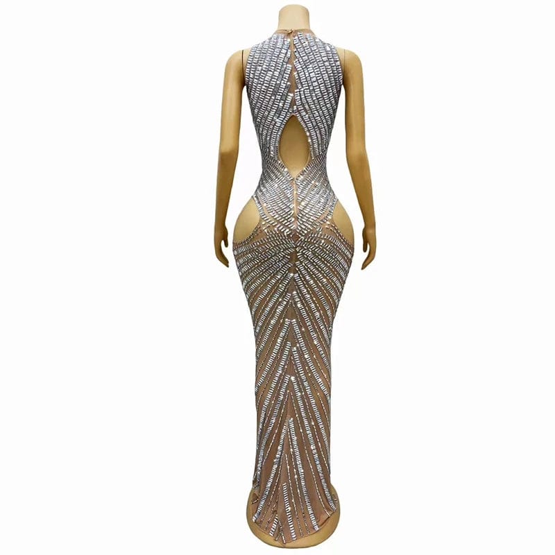 Novance Y4150 Evening Dress For Elegant Woman rhinestones womens clothing Birthday Night Club Sexy Girls Party Wear Dress