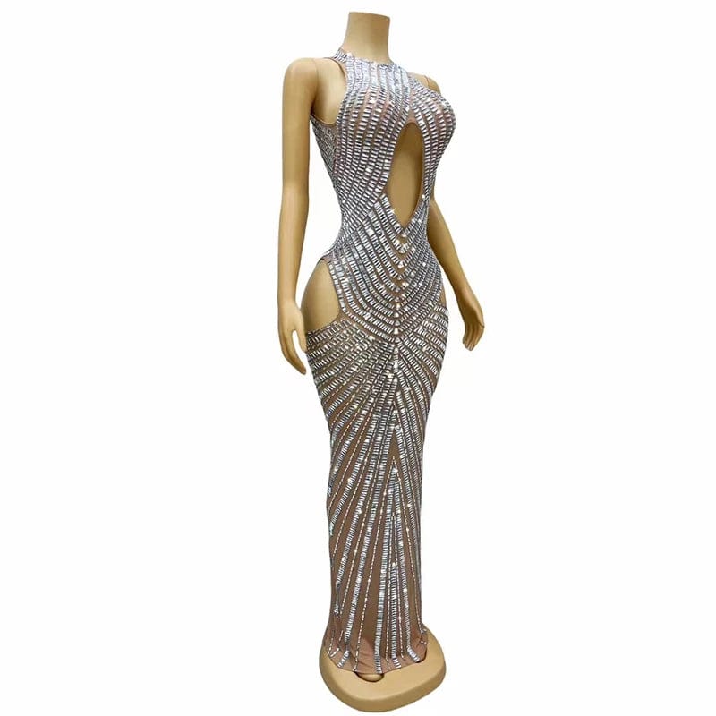 Novance Y4150 Evening Dress For Elegant Woman rhinestones womens clothing Birthday Night Club Sexy Girls Party Wear Dress