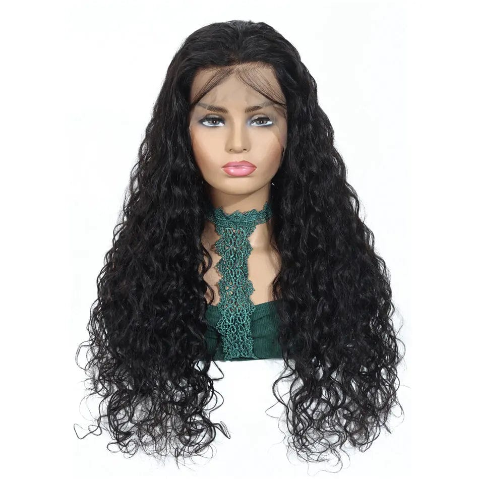 10 Inches / 13x6 water wave lace wig Natural Water Wave Wig 13X4 Lace Front