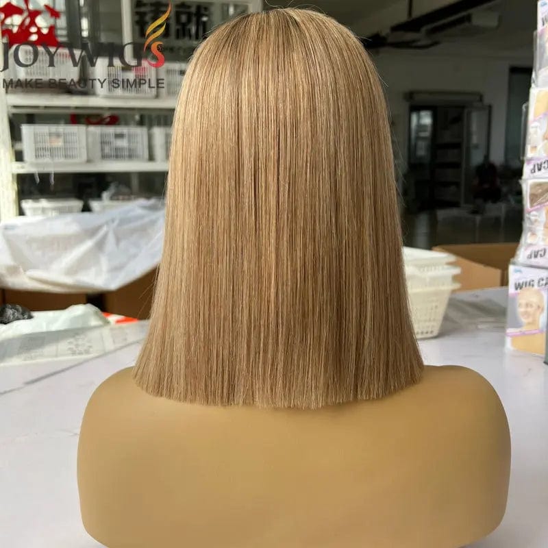 10 Inches / 1b/27 Joywigs 2022 Hot Selling 10inch 200% Blunt Cut Bob