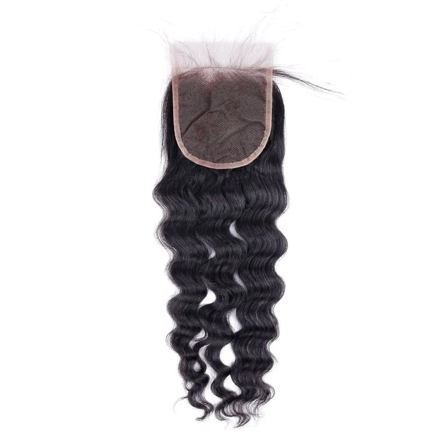 10 Inches / 5X5  transparent lace loose deep Factory Price Virgin Human Hair Real Swiss Transparent 4x4 13x6 Hd Film Lace Frontal