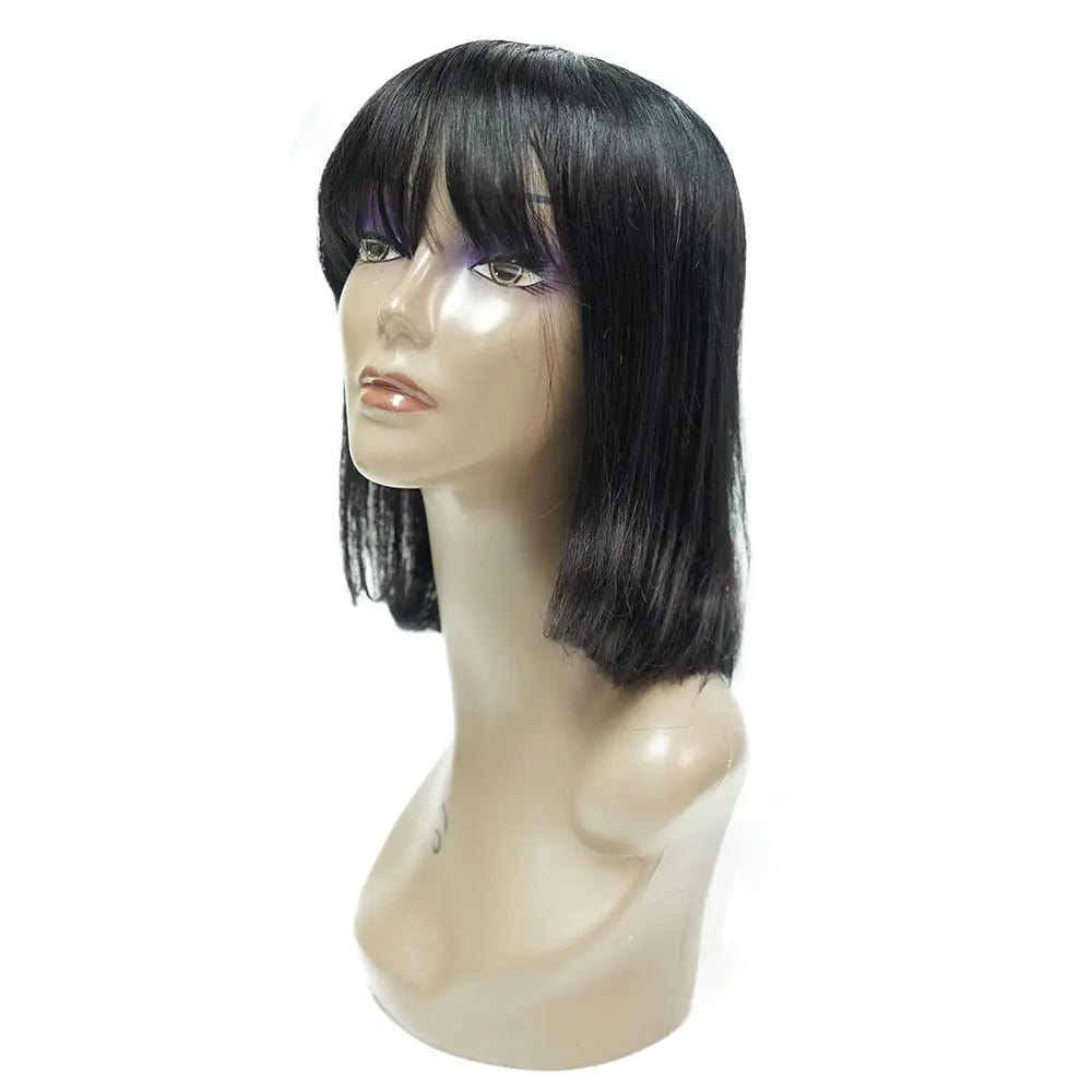 10 Inches / Bob Wig with Fringe 10-14 Inch Bob Wigs With Bangs