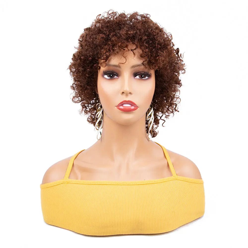 10 Inches / DC-0101 4# 8 Inch Afro Kinky Curl African Hair Red