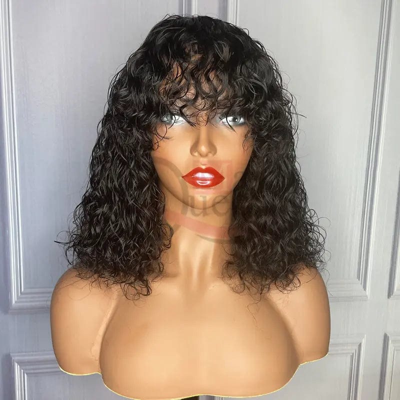 10 Inches / XY-2061 Highlight Natural Virgin Human Hair Wigs