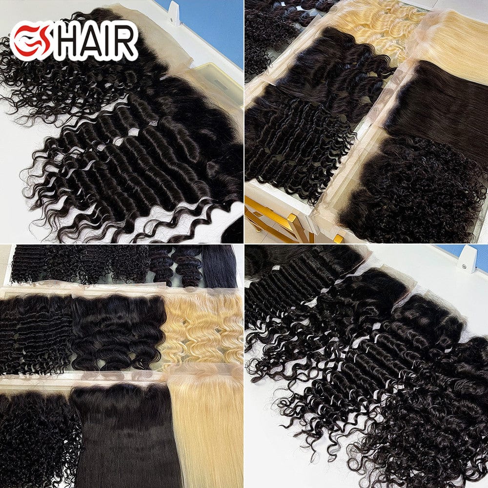 100% brazilian hair 5x5 7x7  transparent lace closure and bundle,silk base closure 5x5,4x4 swiss lace closure bundles