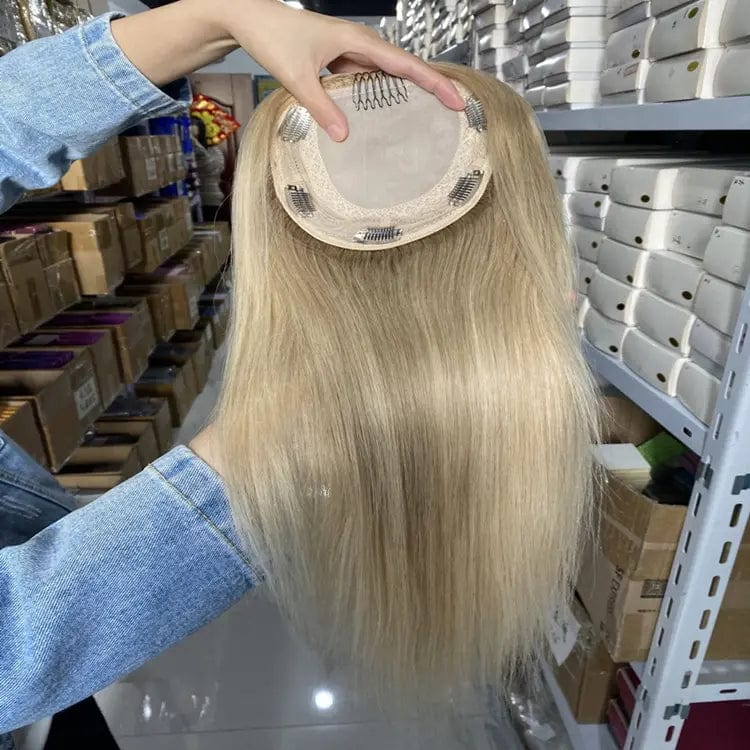 100% Human Hair Toupee For Women Hair