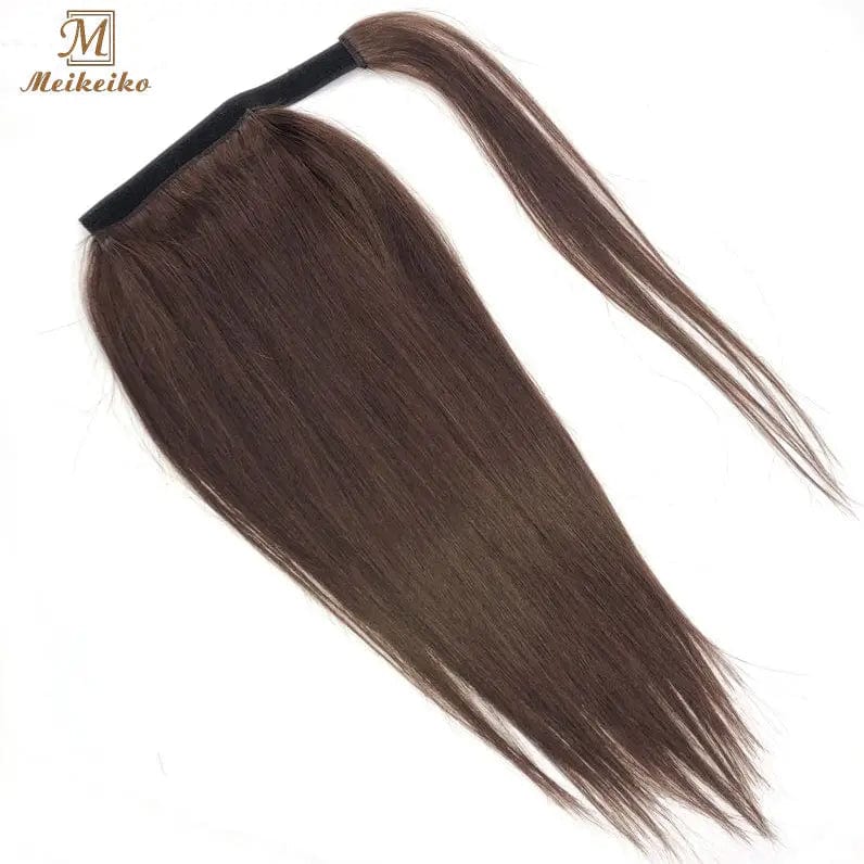 100% Human Hair Wrap Ponytail Hair Extension