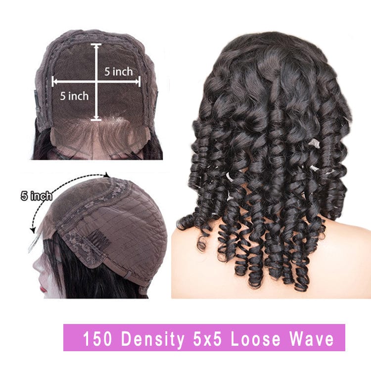 100% Virgin Human Hair Vendor Deep Wave Frontal Wig Curly Closure Frontal Wig 4x4 5x5 Lace Closure Wig