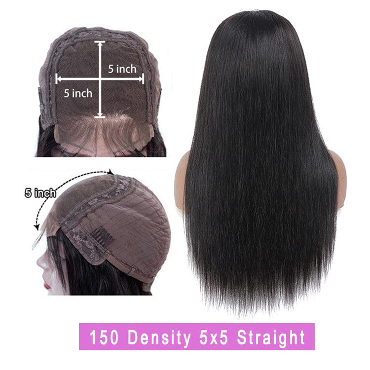 100% Virgin Human Hair Vendor Deep Wave Frontal Wig Curly Closure Frontal Wig 4x4 5x5 Lace Closure Wig