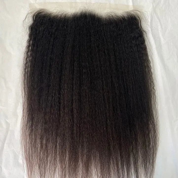 12 Inches / 13*6 HD lace frontal - kinky straight 100% Virgin Cuticle Aligned Human Hair