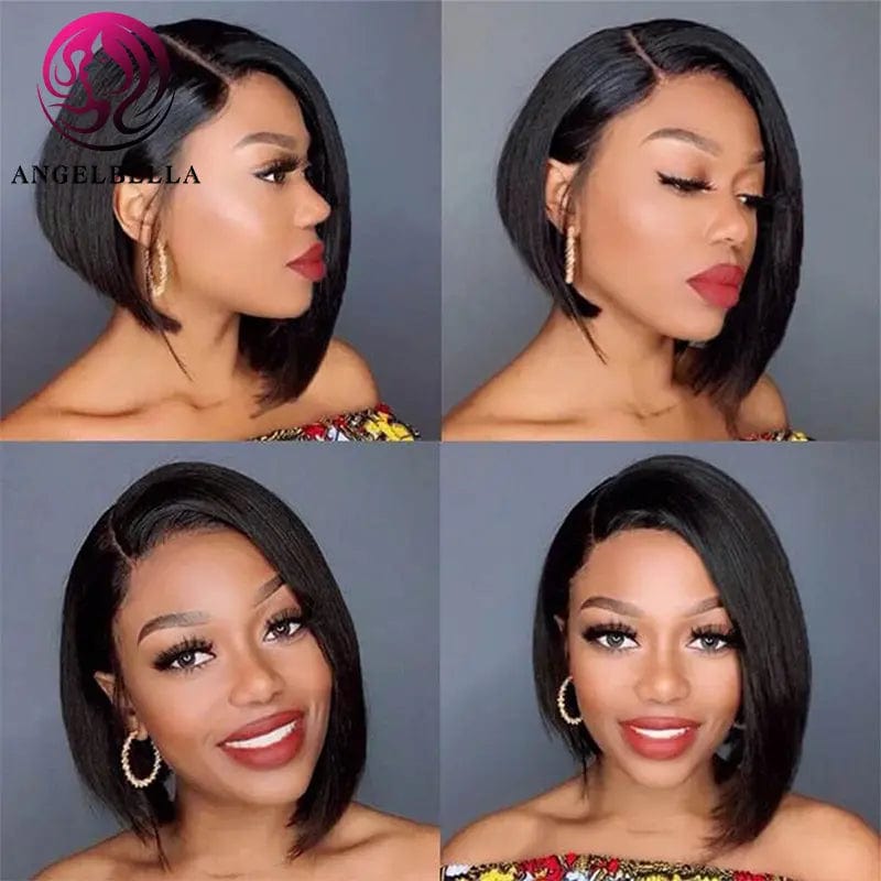 12 Inches / 1b# lace wigs 100% virgin human hair brazilian hair