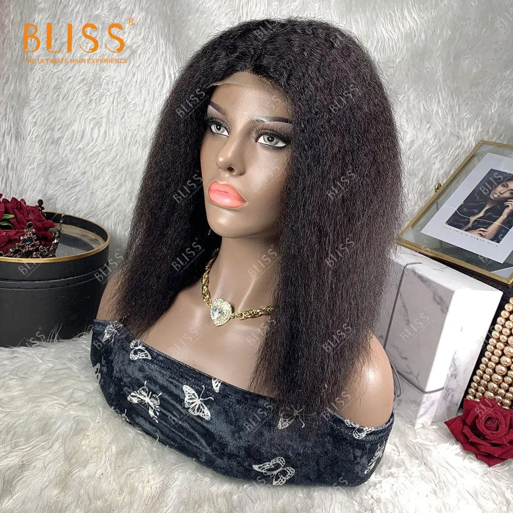 12 Inches / 4x4 wig 19 Bliss Human Hair Lace Front Wigs Closure Bob Wigs