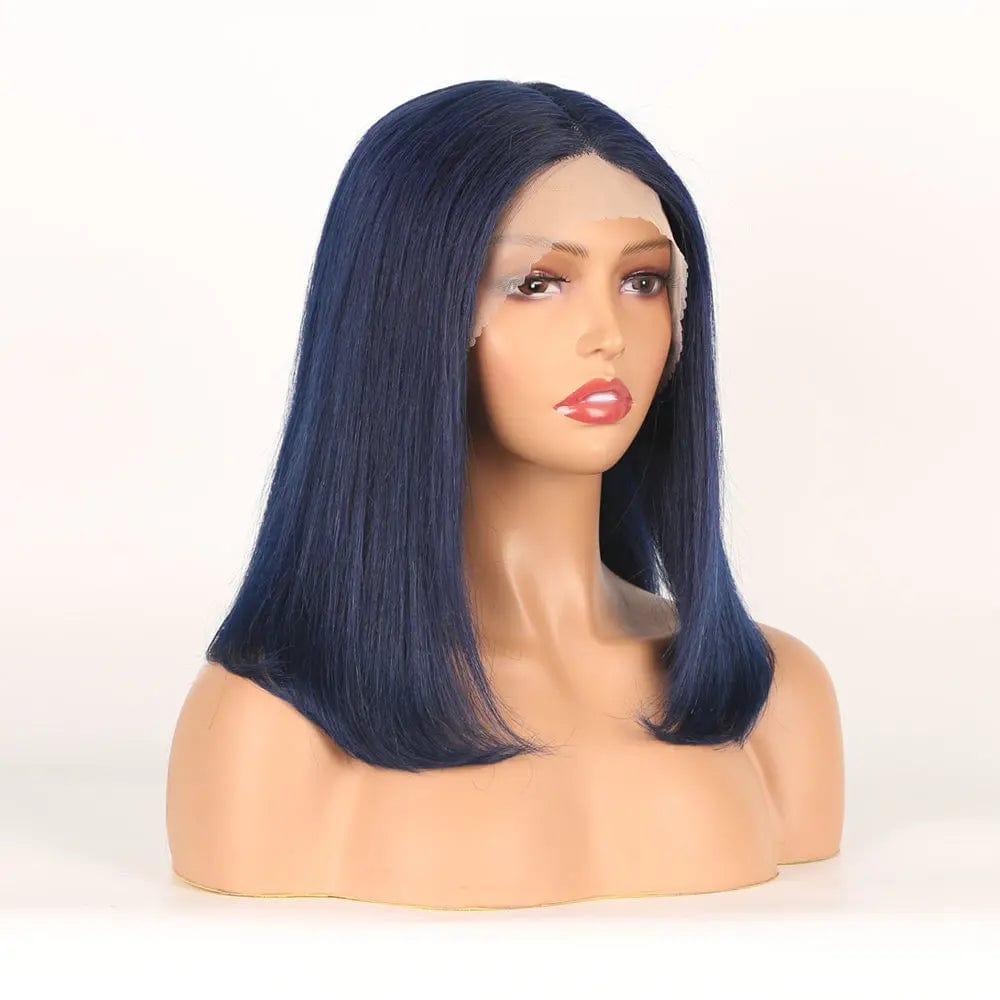 12 Inches / Blue T1b/613/pink Hair Wigs