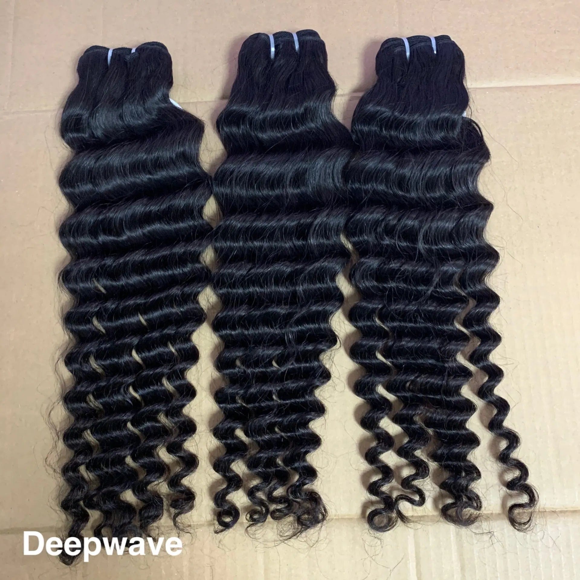 12 Inches / deep wave bundle Cuticle Aligned Unprocessed Brazilian Hair