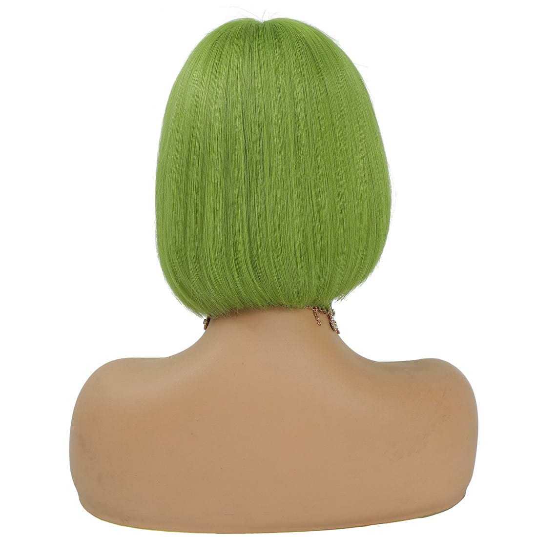 12 Inches / Green# YBRWIG China Virgin Human Hair Lace Frontal Straight Bob Wig for Black Women Wigs Pre Plucked with Baby Hair Free eyelashes