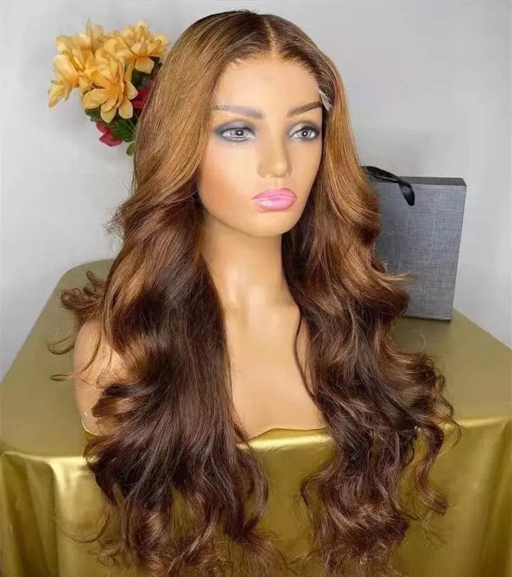 12 Inches / Honey Brown Honey Brown Loose Wave Brazilian Human Hair