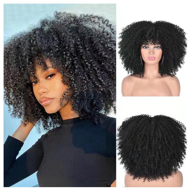 12 Inches / synithetic hair new short curly human hair  hd transparent lace front human hair wigs for black women human hair wigs 360 full lace wig