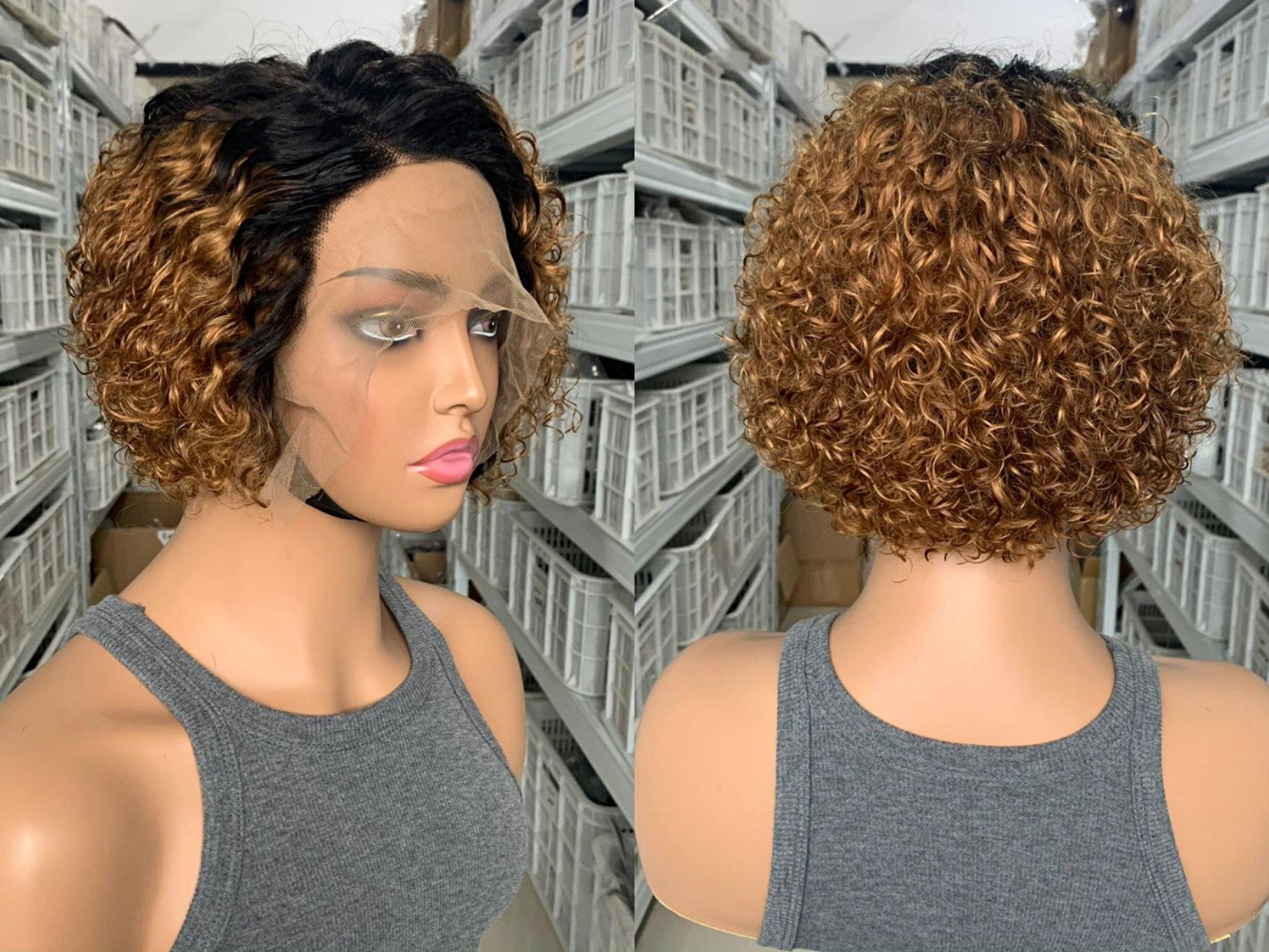 12A Machine Made Wig New Deep Curly Wave