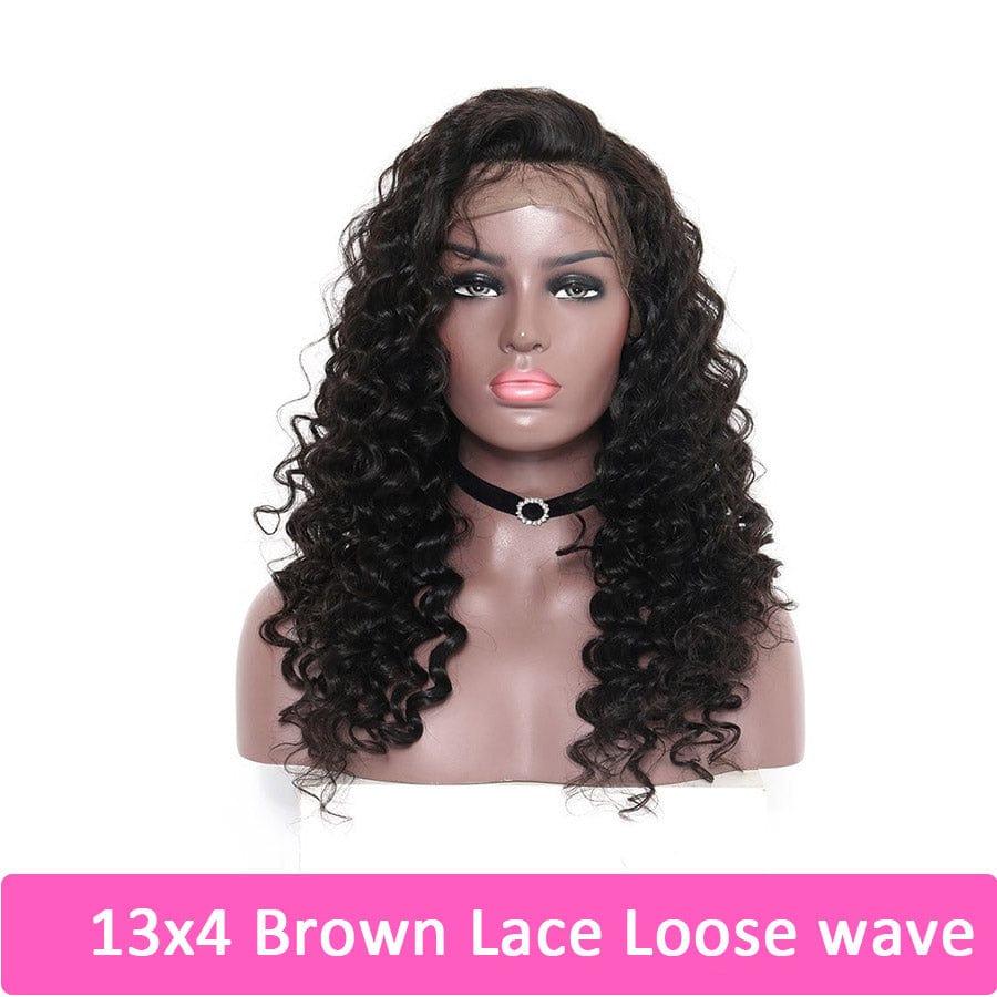 13x4 Body Wave 150% density HD Transparent Lace brazilian pre pluck natural human hair swiss front frontal wig for black women