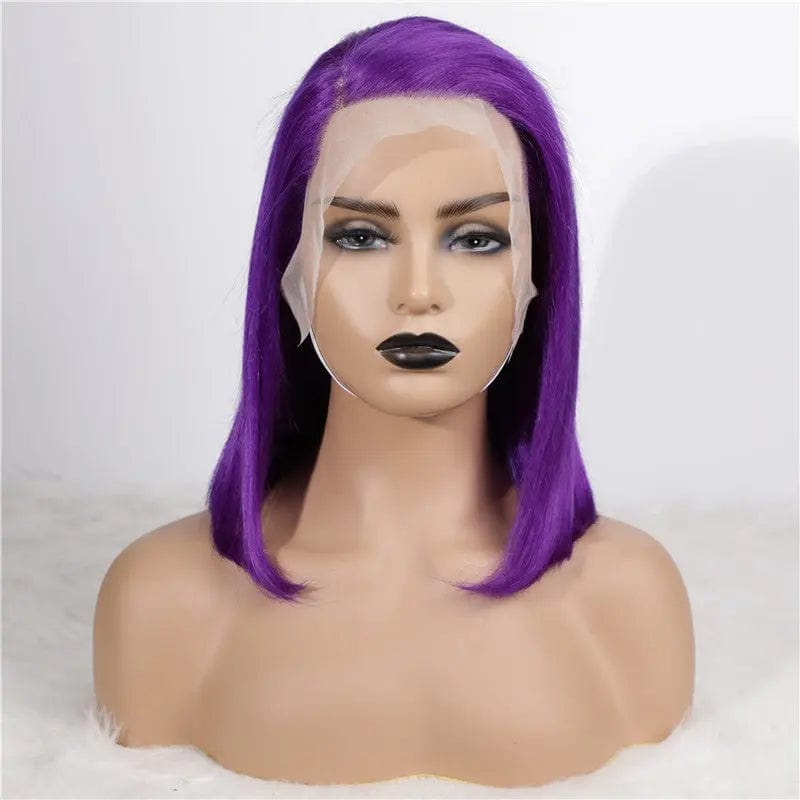 13x4 Short Bob Lace Front Human Hair Wigs