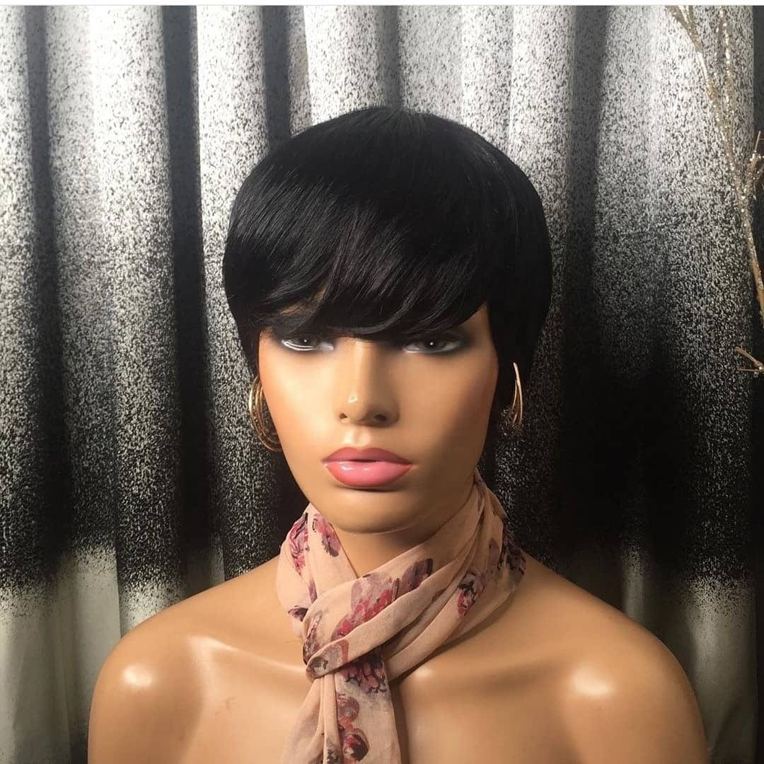 13x4 Short Human Hair Wigs