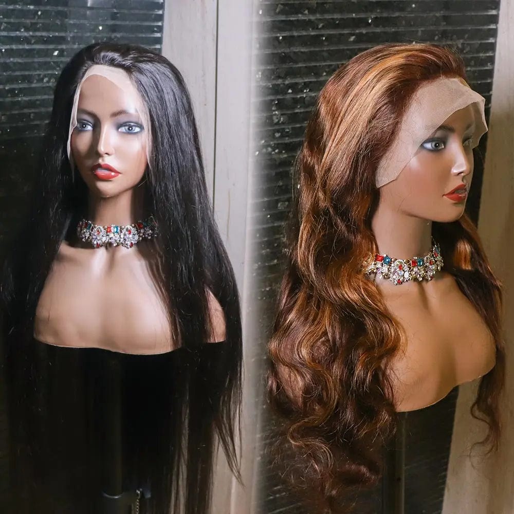 13x4 Straight Transparent Lace Frontal Wig