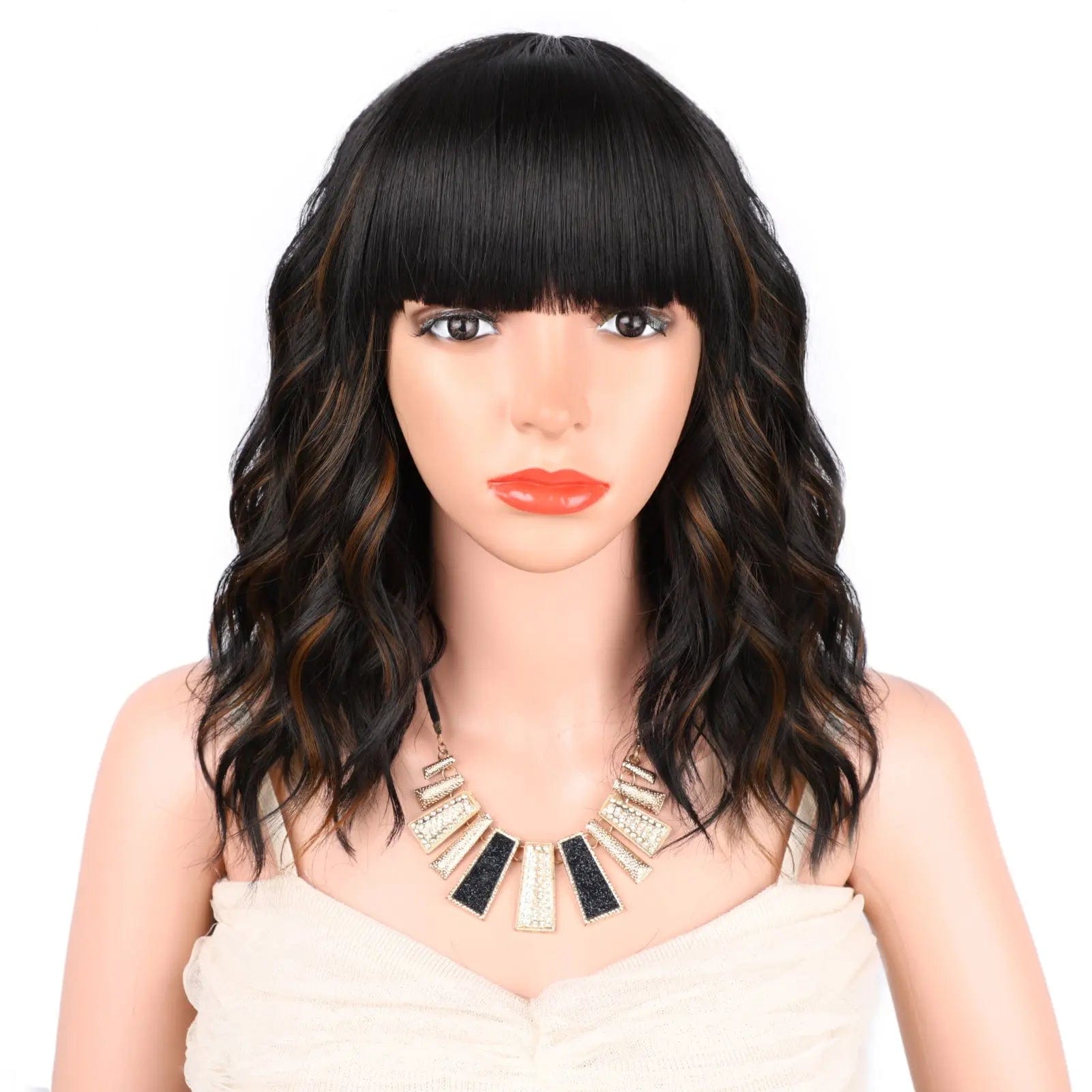 14 Inches / 2-30# Vigorous 14 inches Natural Wave Wig