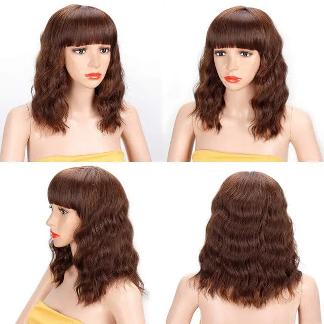 14 Inches / 30-27# Vigorous 14 inches Natural Wave Wig